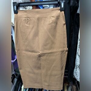 ASOS tan pencil skirt